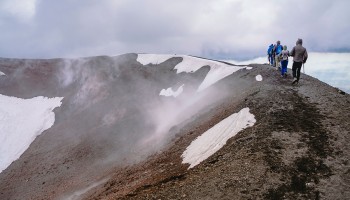 Pure adrenaline between air, water, earth and fire on Etna Volcano